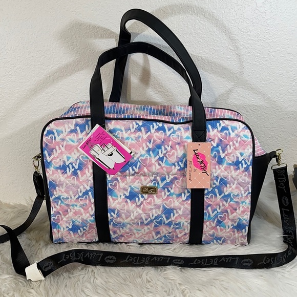 Betsey Johnson Handbags - Betsey Johnson Weekender Overnight Large Bag New